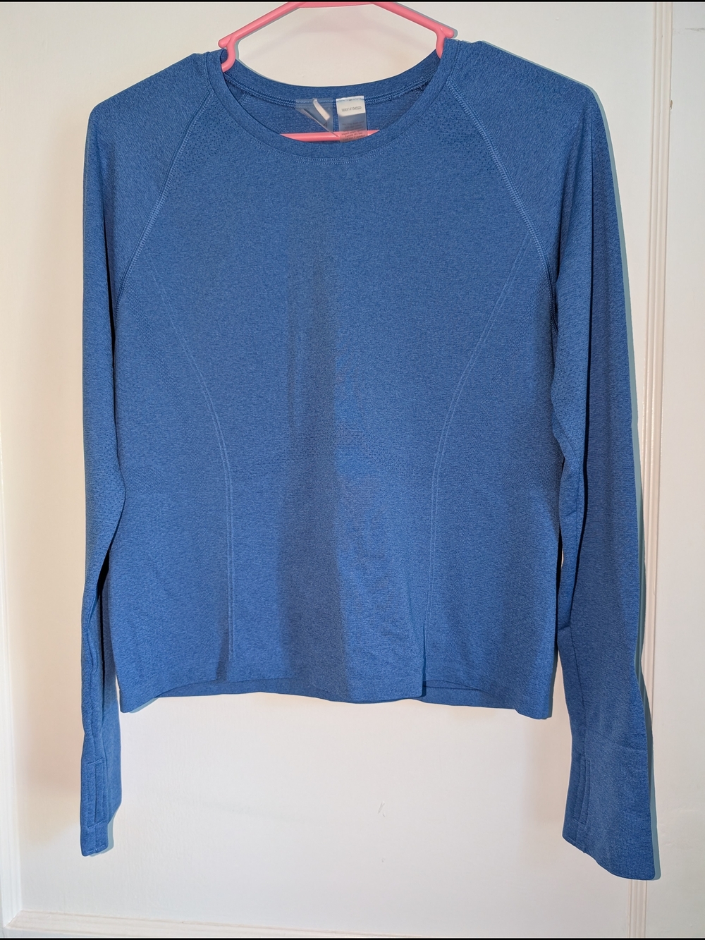 Calia By Carrie Underwood Long Sleeve Crew Neck Actice Top in Blue